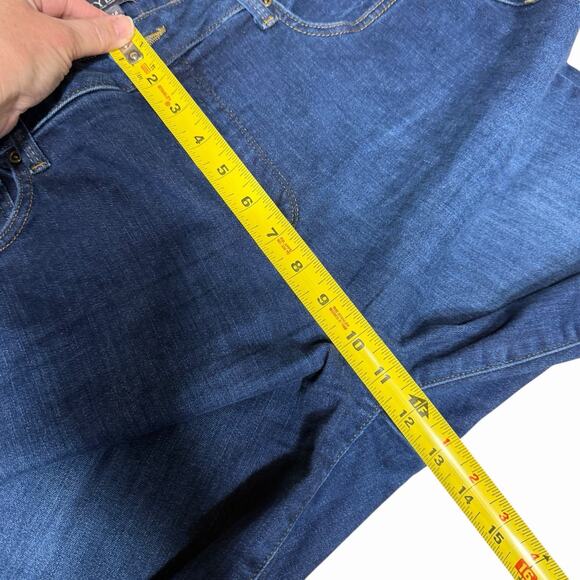 NYDJ Not Your Caught Jeans Marilyn Straight 14 High Rise Blue Women's Classic - Picture 7 of 11